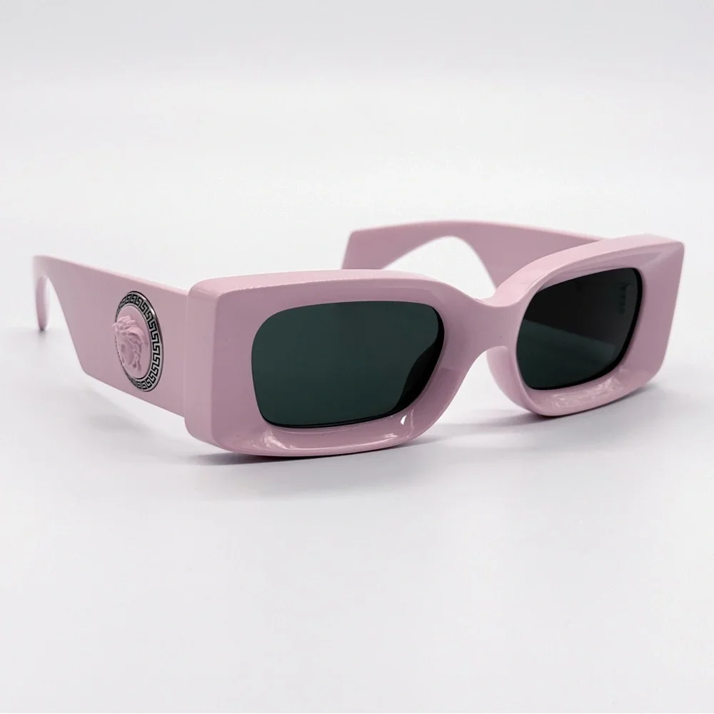 NEW VERSACE VE4474U 5485/87 SQUARE PINK GRAY WOMEN SUNGLASSES VERSACE MOD 4474-U - Picture 5 of 10